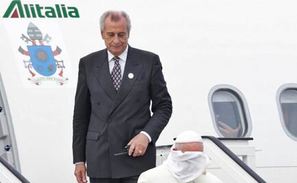 Alitalia: láser apuntó al avión del Papa cuando llegaba a México