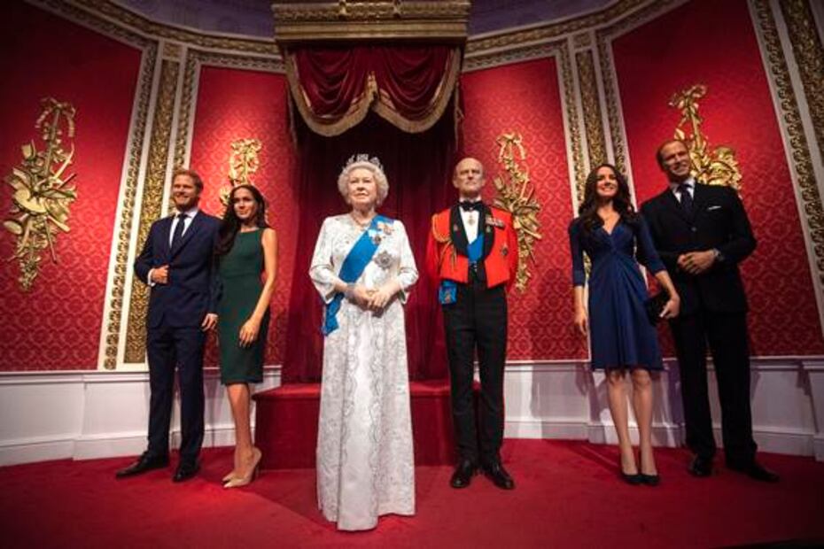 Remueven figuras de Enrique y Meghan del museo de cera Madame Tussauds