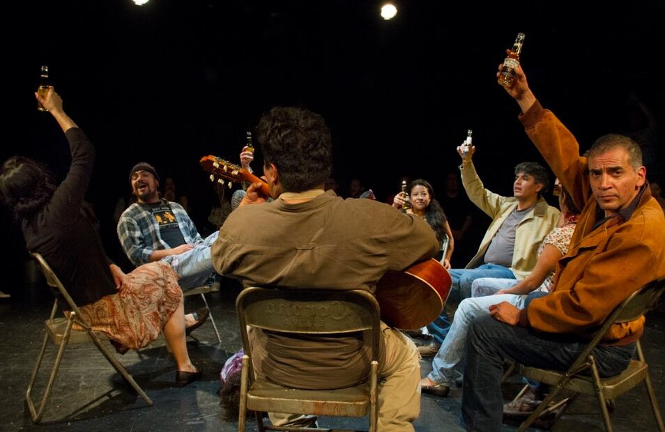 Mendoza, adaptación de Macbeth, ganó el IV Certamen del Festival Internacional Almagro Off en Almagro, España, en 2014. Crédito de fotos: Los Colochos Teatro.