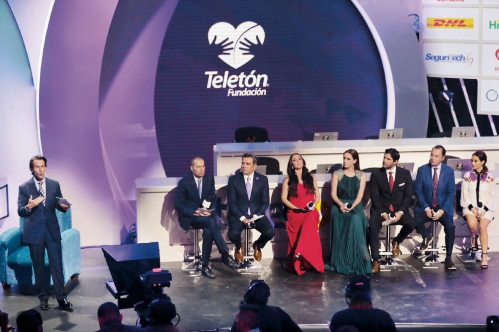 En su mensaje, Fernando Landeros recordó que el año pasado se suspendió el Teletón debido a los terremotos ocurridos en septiembre. (LUIS CORTÉS. EL UNIVERSAL)