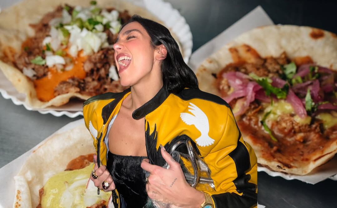 Visita la taquería La Dua en CDMX. Foto: Los Caramelos y Dua Lipa