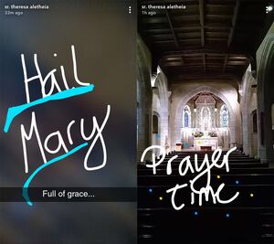 Las monjas que usan Snapchat mejor que tú