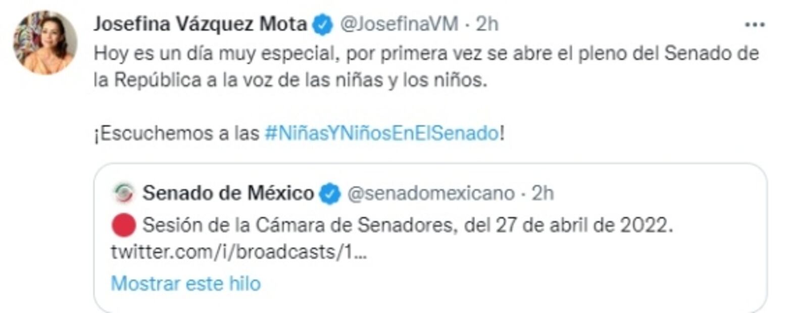 Niños toman la tribuna del Senado; exigen vacunas y hasta mandan saludos a AMLO
