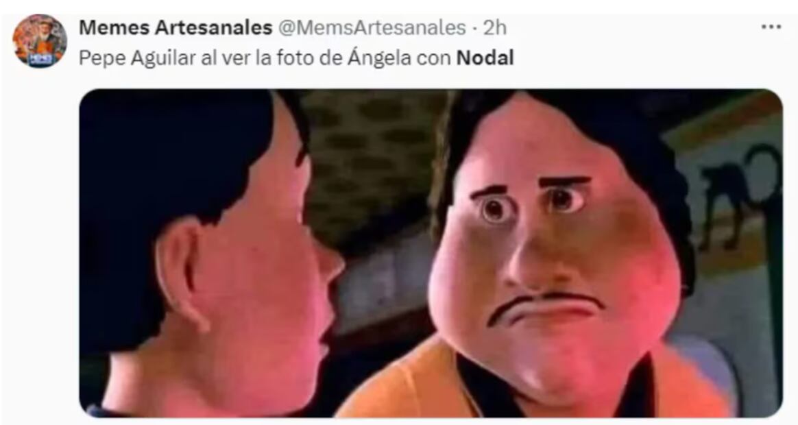 Memes Christian Nodal y Ángela Aguilar. Foto: Captura de pantalla