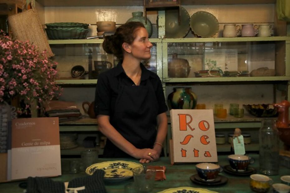 La chef Elena desde Mesa Rosetta.