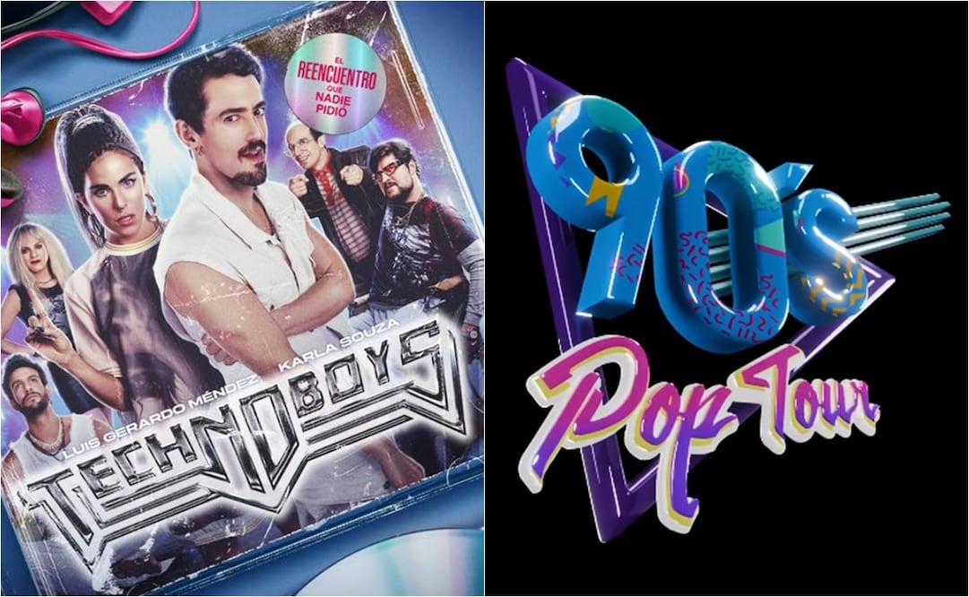 Technoboys se presentará en el "90´s Pop Tour".
Fotos: IMDb e Instagram