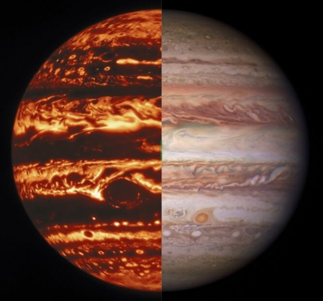 Nuevas imágenes de Júpiter revelan nuevos rasgos de su atmósfera