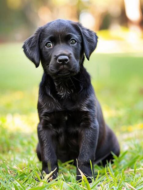 Cómo elegir el nombre perfecto para tu perrita negra. Fuente: Freepik.