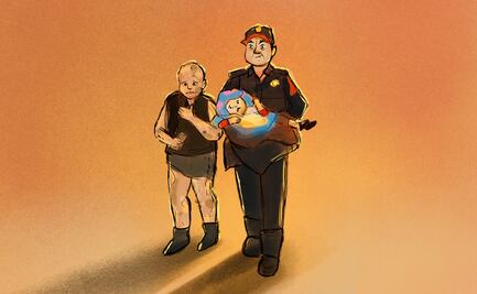 Alicia cubrió a su nieta de dos años para salvarle la vida