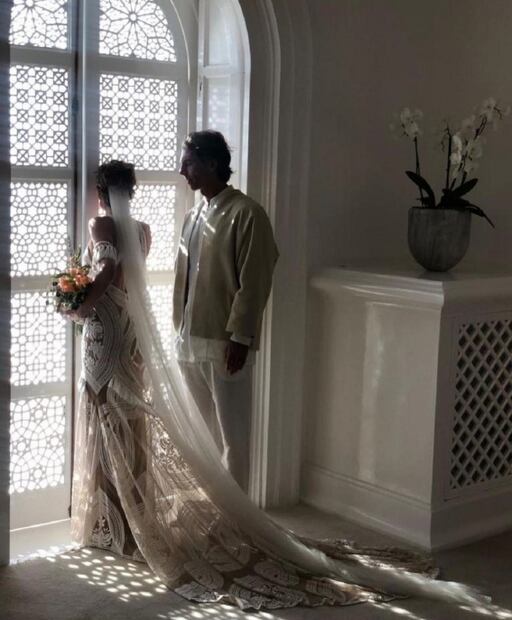 El espectacular vestido de novia que usó Ana Serradilla para su boda de ensueño