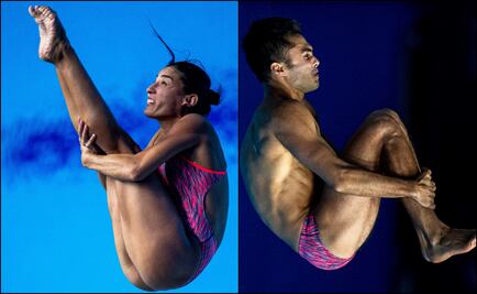 Paola Espinosa e Iván García, muy lejos de medallas en equipos mixtos