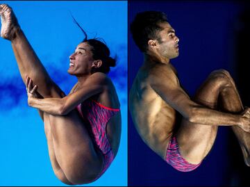 Paola Espinosa e Iván García, muy lejos de medallas en equipos mixtos