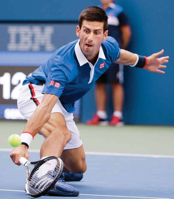 Novak Djokovic derrotó al brasileño Joao Sousa en sets corridos (MATT ROURKE.AP)