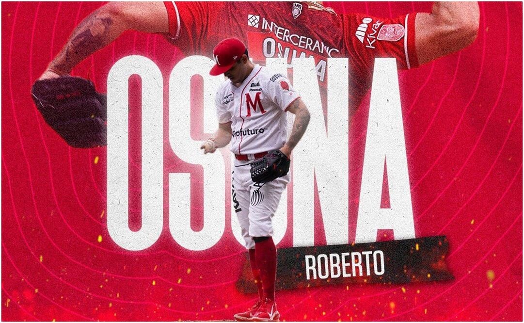 Roberto Osuna regresa con los Diablos Rojos para la campaña 2022 / FOTO: CORTESÍA