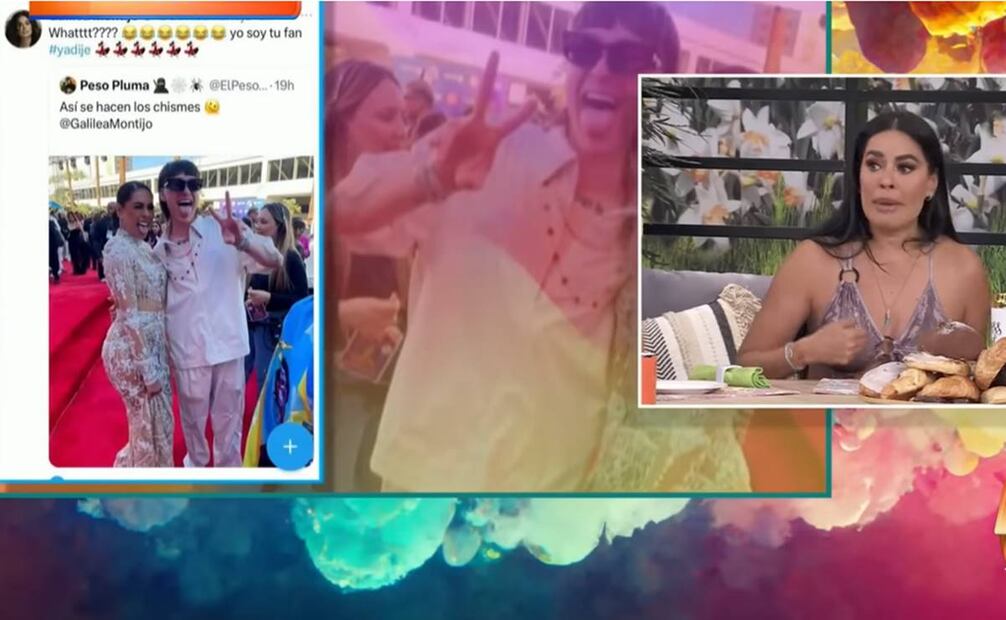 Galilea Montijo mostró que Peso Pluma aclaró que no hubo malentendido entre ellos. Foto: Instagram galileamontijo.