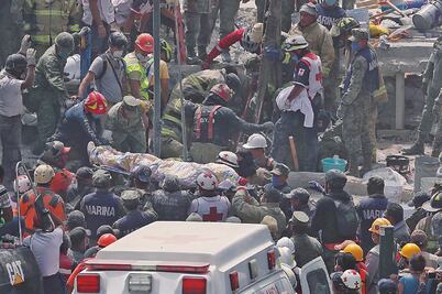Marea humana de solidaridad  