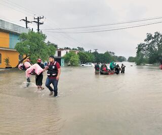 “Hanna” deja inundaciones en Nuevo León y Tamaulipas