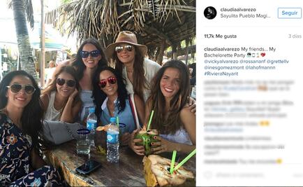 Claudia Álvarez y su despedida de soltera en Riviera Nayarit