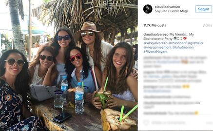 Claudia Álvarez y su despedida de soltera en Riviera Nayarit