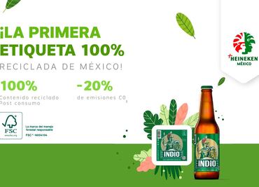 Sostenibilidad en etiquetas de papel de HEINEKEN México, avaladas por Forest Stewardship Council