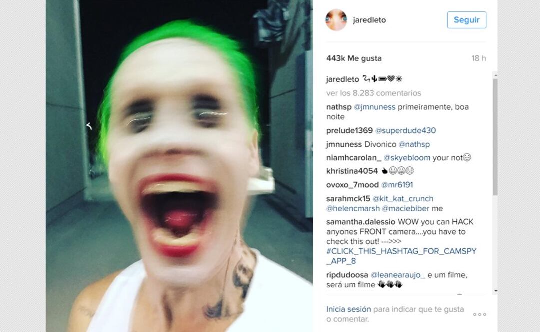 FOTO: Instagram Jared Leto 