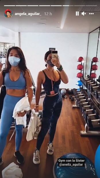 Ángela Aguilar tiene el look perfecto para ir al gym