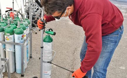 Cuautitlán Izcalli brinda al día 50 recargas de oxígeno para pacientes con Covid