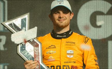 Pato O'Ward cerró la temporada 2024 con un segundo lugar en Nashville