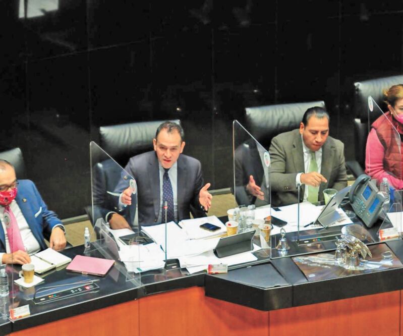 Sesión ordinaria en el Senado, en la que el secretario de Hacienda, Arturo Herrera, compareció ante el pleno legislativo. DANIEL AUGUSTO. CUARTOSCURO