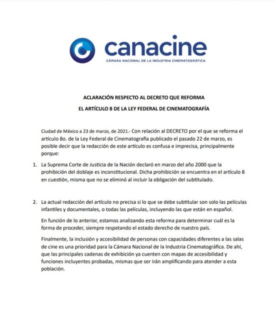 ¿Peligra doblaje mexicano? Aquí te explicamos la reforma a la Ley de Cinematografía