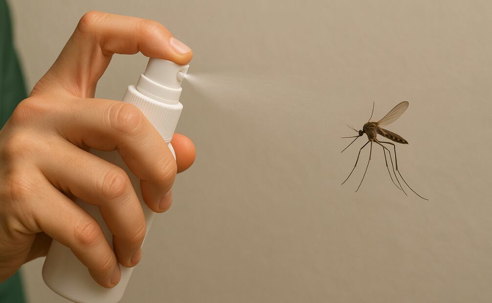 Conoce las sencilla fórmula para hacer un repelente de mosquitos natural. Foto: Creada con IA