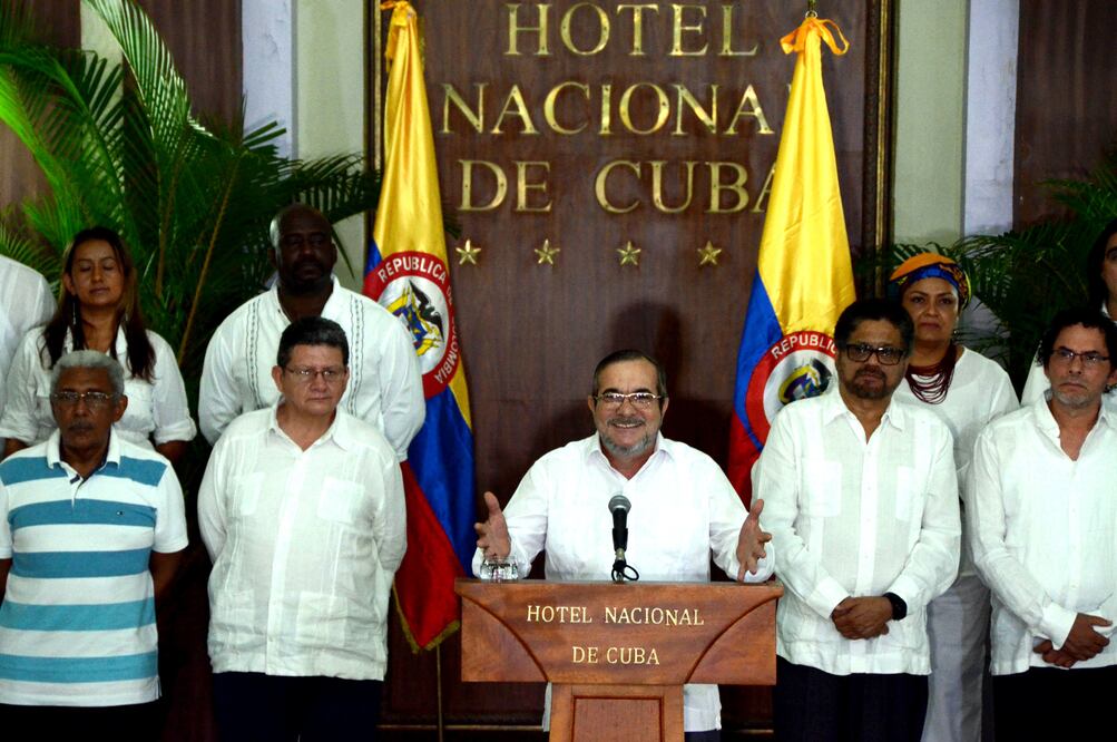 El comandante del Estado Mayor Central de las FARC, Rodrigo Londoño, alias Timoleón Jiménez "Timochenko" (Foto: Xinhua)