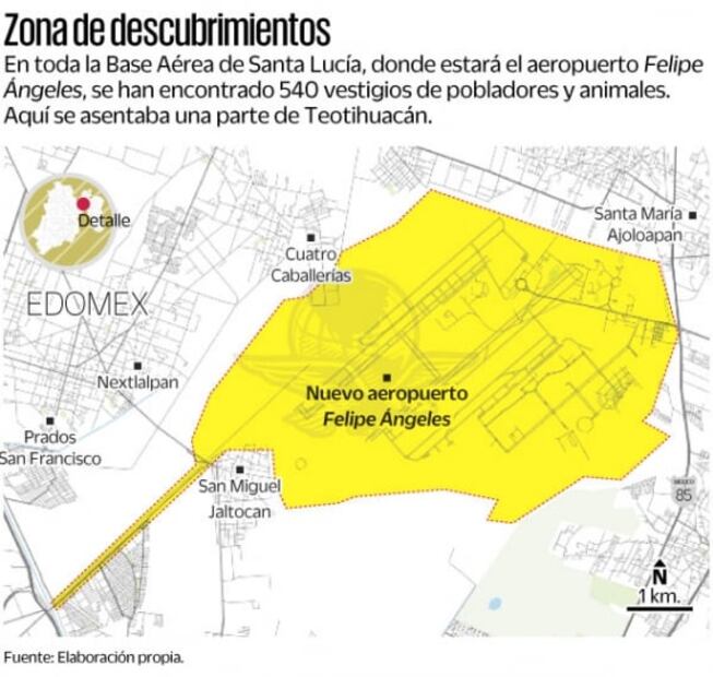 Aeropuerto Felipe Ángeles tiene la colección de fósiles más grande de América Latina