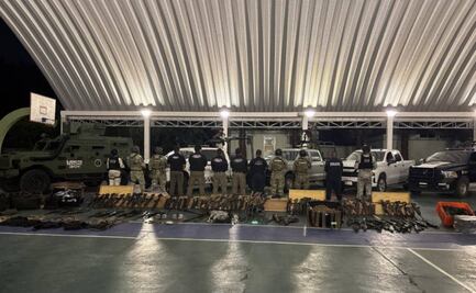 Marina asegura presunto inmueble del CJNG en Nayarit; incauta armamento, drogas y "ponchallantas"