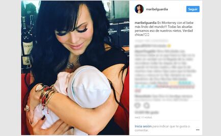 Maribel Guardia comparte foto con su nieto