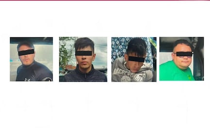Detienen a 4 sujetos ligados al robo a personas que cambiaron divisas en el AICM