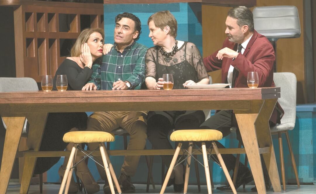 Sabine Moussier, Adal Ramones, Mónica Dionne y Mauricio Islas. Fotos: Germán Espinosa. EL UNIVERSAL