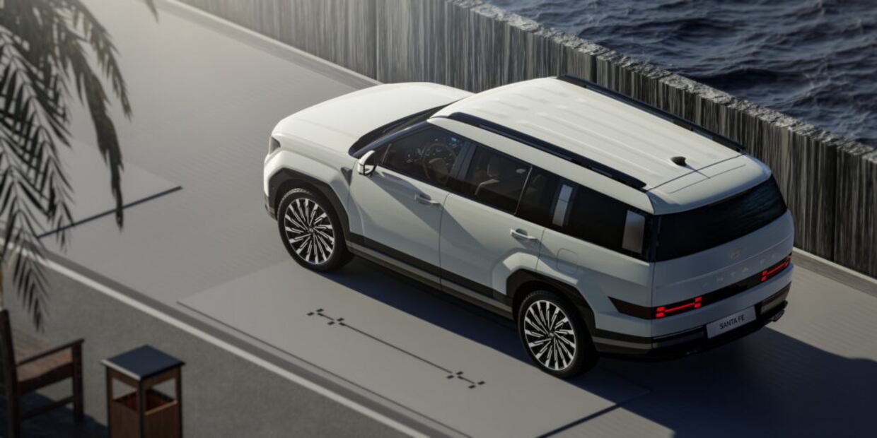 La quinta generación de Hyundai Santa Fe tiene un estilo más robusto.