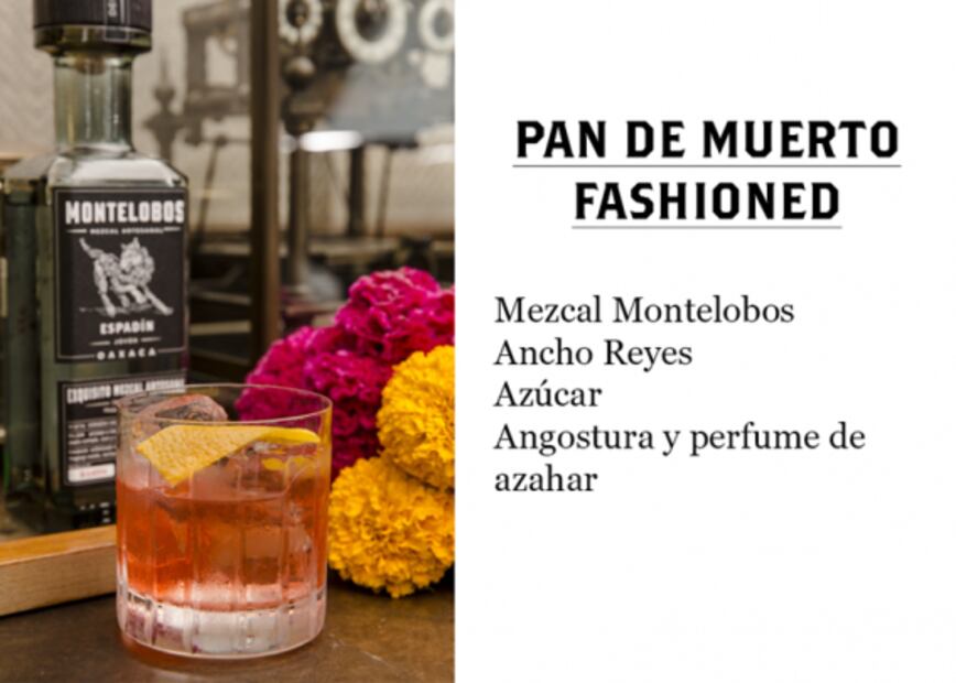 Cocteles de mezcal inspirados en la ofrenda de muertos