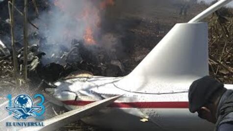 Confirman desplome de aeronave y muerte de Martha Érika y Moreno Valle