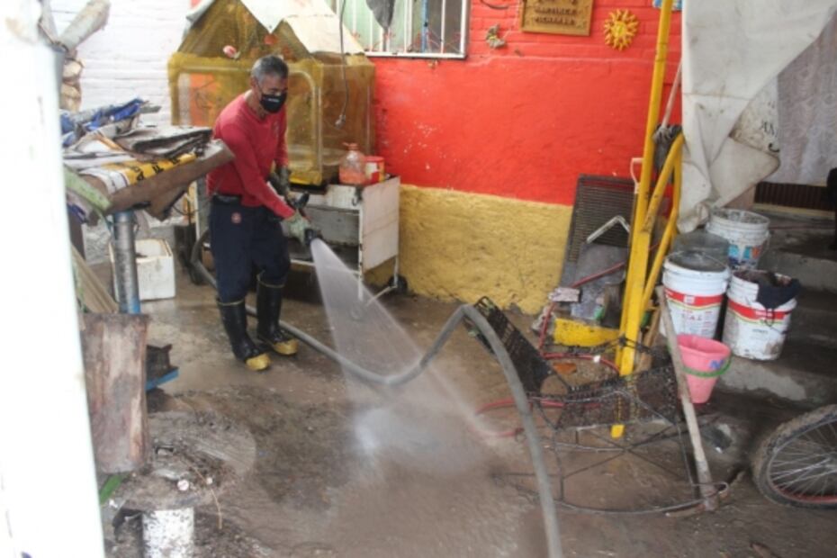 Lluvias dejan afectaciones en 152 viviendas de Torreón