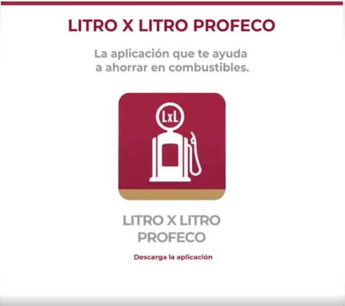 Aplicación de la Profeco. Foto: Facebook Procuraduría Federal del Consumidor