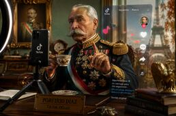 Porfirio Díaz llega a TikTok: Tataranietos revelan cartas y curiosos regalos que dejan en su tumba