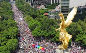 Organizadores de la 48 Marcha del Orgullo LGBTTTIQA+ exigen libre tránsito; "el Zócalo es nuestro y a él llegaremos"