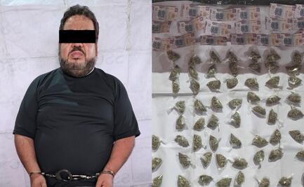 Cae hombre por robo a cajeros automáticos del Banco Bienestar en la CDMX; le decomisan 75 bolsas de marihuana