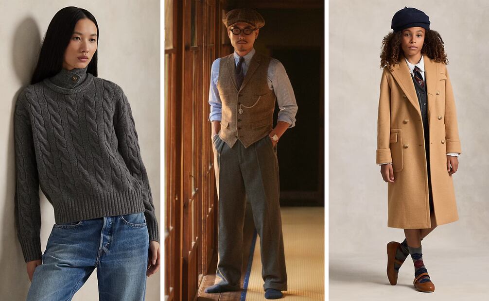 Así lucen algunas prendas de la colección otoño-invierno 2025 de Ralph Lauren. Foto: Sitio oficial de Ralph Lauren