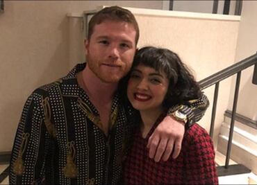 "Canelo" Álvarez se echa palomazo con Mon Laferte