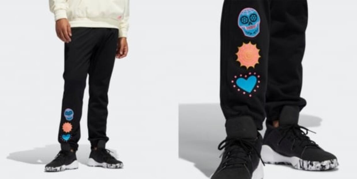 Adidas se pone a tono con un pants de Día de Muertos