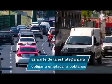 Se restringirá el paso de vehículos con placas foráneas en Puebla a partir de 2023