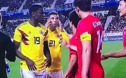 Edwin Cardona realizó gesto racista en Corea del Sur